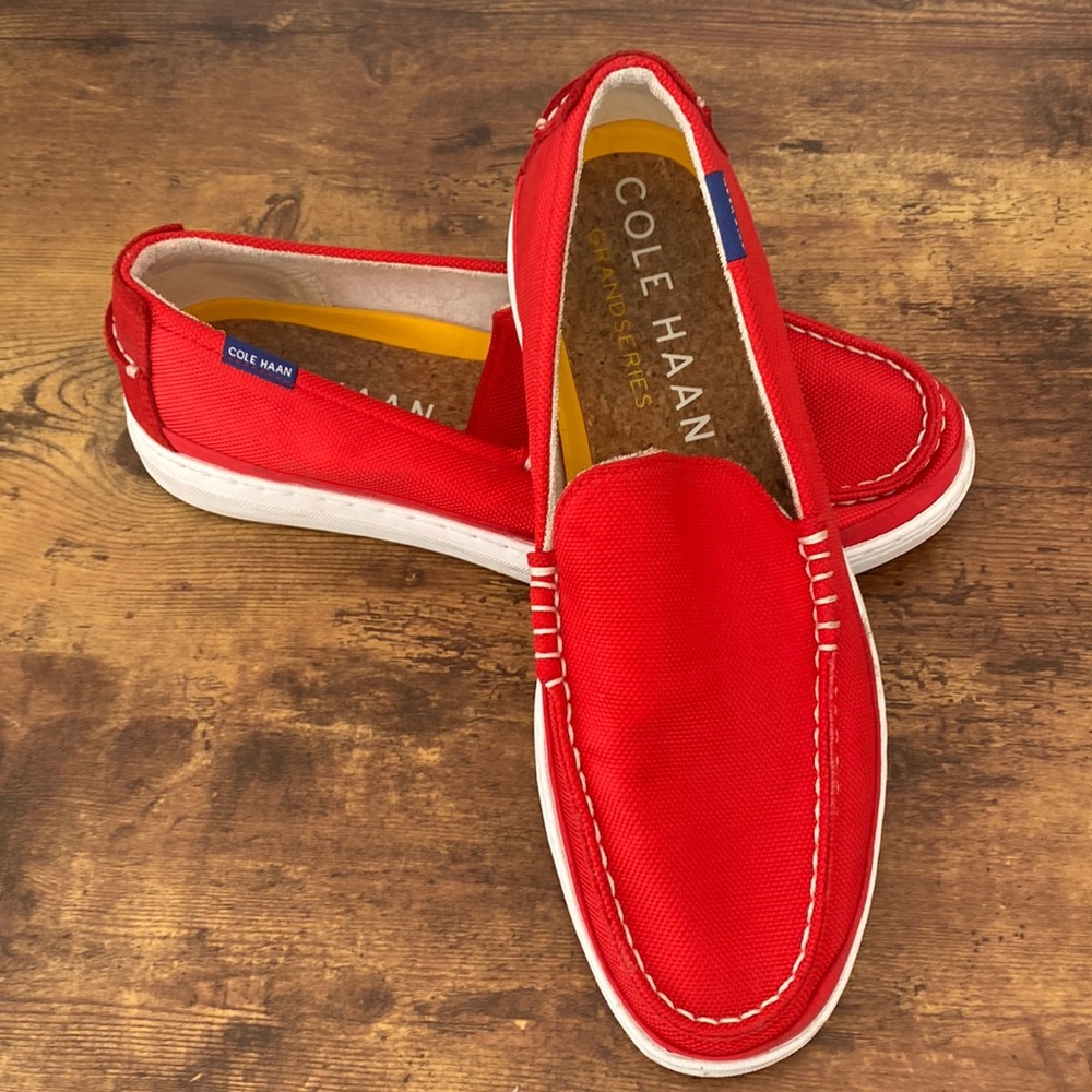 Cole Haan Grand Series Red loafers size 9.5